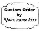 cartouche custom order