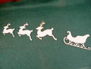 reindeer 3 and sleigh