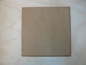 MDF wood square shapes sold in packs for sign and craft making projects
