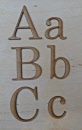 LETRAS DE MADERA FUENTE CENTURY SCHOOL BOOK