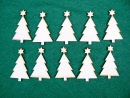 christmas tree tag 7cm solid