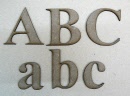 LETRAS DE MADERA FUENTE TIMES NEW ROMAN