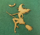 witch on stick